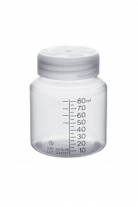 Бутылочка-контейнер одноразовый стерильный для грудного молока 80 мл., для молокоотсоса Лактасет (Medela, 008.0297)